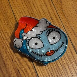 Disney Inspired Nightmare Before Christmas Sally Santa Hat Hair Clip